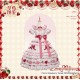 Mademoiselle Pearl Strawberry Cutsew Cardigan Blouses Skirt JSKs and OPs(Reservation/Full Payment Without Shipping)